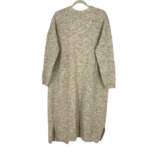 FRNCH Cardigan Duster Beige Small Medium Long Sleeve NWT - Picture 12 of 12